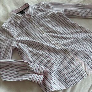 Women’s Striped Button-Down Shirt